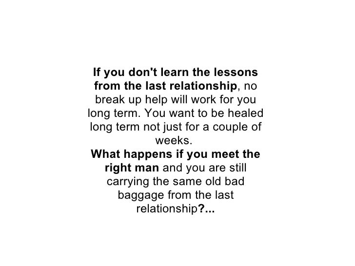 Coping With Breakup Of Long Term Relationship Coping With Breakup Of Long Term Relationship